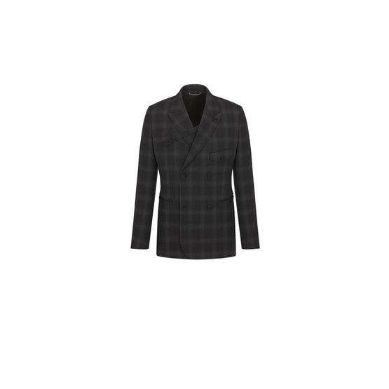 113C282A6327C980 - Men's Woven Jacket - 980 Fantaisie Fond Noir