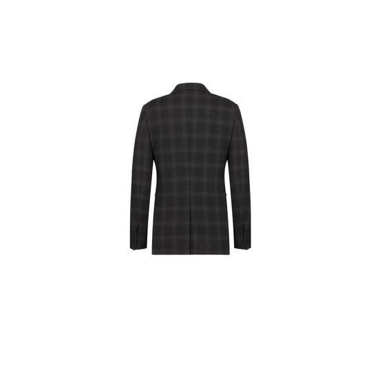113C282A6327C980 - Men's Woven Jacket - 980 Fantaisie Fond Noir