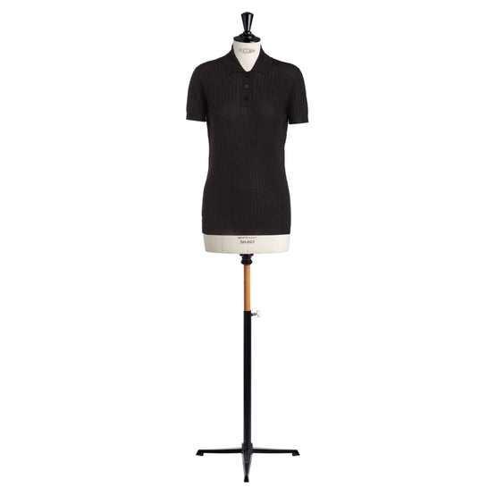 144S88AM115X9009 - Polo Shirt With Bee - 9009 Noir