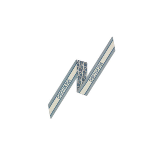 15DOB106I600C524 - Dior Oblique Mitzah Scarf - 524 Bleu