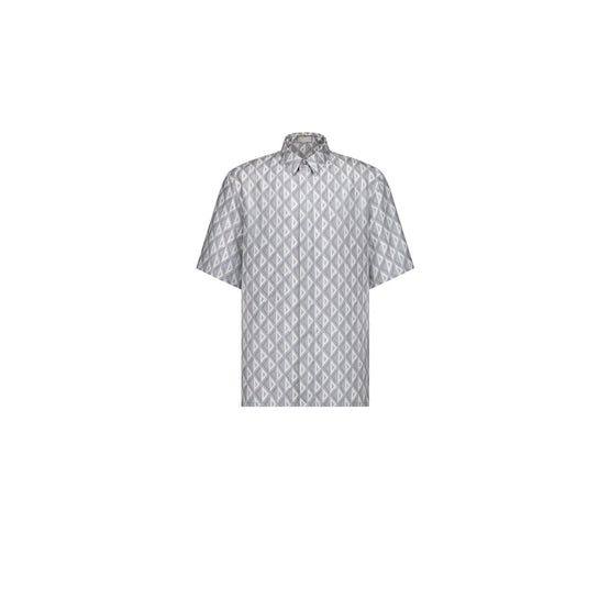 193C545A5797C888 - Men's Woven Shirt - 888 Fantaisie Fond Gris