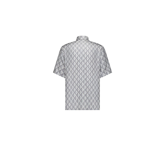 193C545A5797C888 - Men's Woven Shirt - 888 Fantaisie Fond Gris
