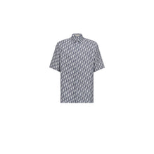 193C545A6006C085 - Dior Oblique Short-Sleeved Shirt - 085 Fantaisie Fond Blanc