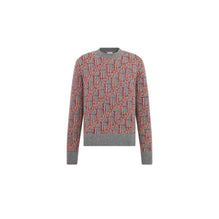 193M638AT662C884 - Dior Oblique Sweater - 884 Fantaisie Fond Gris