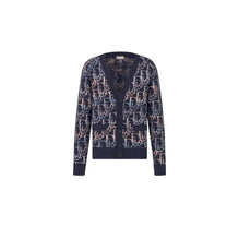 213M233AT344C584 - Dior Oblique Cardigan - 584 Fantaisie Fond Bleu