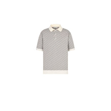 293M832AT396C085 - Dior Oblique Polo Shirt - 085 Fantaisie Fond Blanc