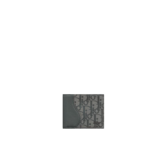 2ADBH076JCLH870 - Saddle Bifold Wallet - 870 Grey/Silver