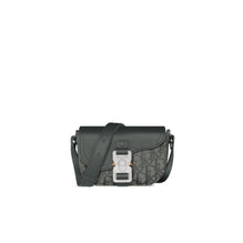 2ADCA435JCLH870 - Mini Saddle Messenger Bag With Flap - 870 Grey/Silver