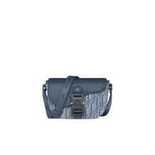 2ADCA435YKSH04E - Mini Saddle Messenger Bag With Flap - H04E Bleu Multi2