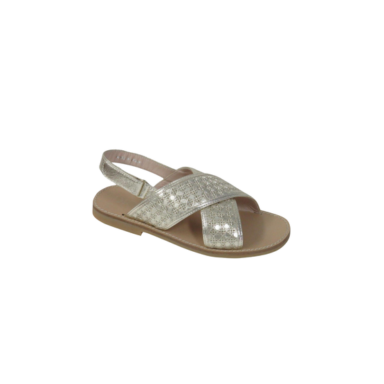2WBS15SHOMY296 - Kid Girl's Leather Shoes - 296 Or