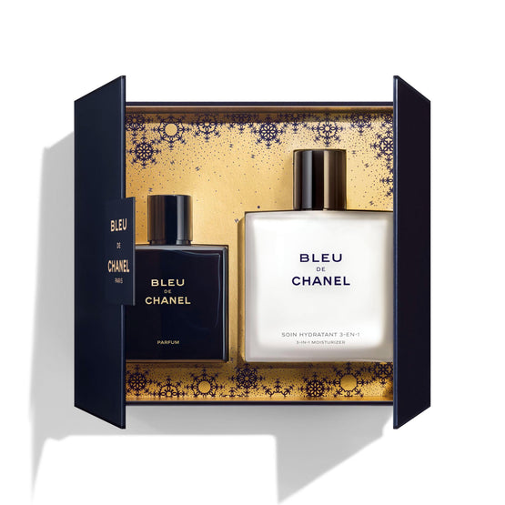 Bleu De Chanel Set - Parfum 50 ml + 3-In-1 Moisturizer 90ml