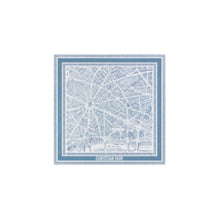 32PAR090I600C050 - Plan De Paris 90 Square Scarf - 050 Blanc