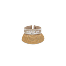 34VMT978A153C100 - Dioriviera D-Ocean Visor With Mitzah - 100 Beige