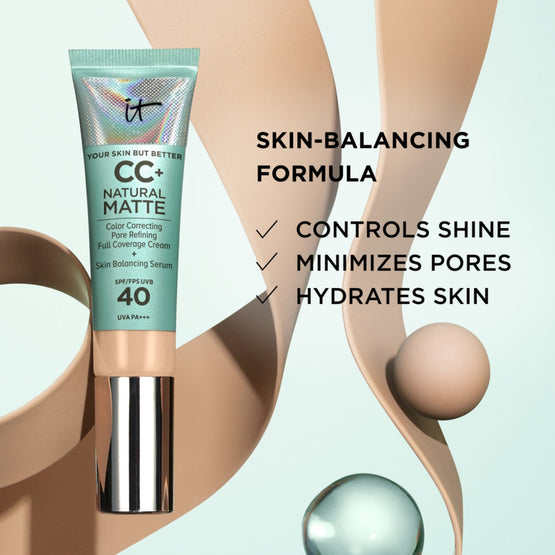 CC+ CREAM NATURAL MATTE FOUNDATION WITH SPF 40 32ML