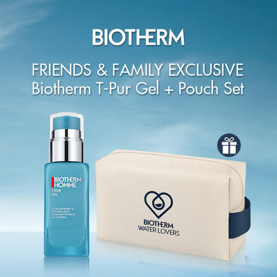 [BIOTHERM BUNDLE] BIOTHERM T-PUR GEL + POUCH SET