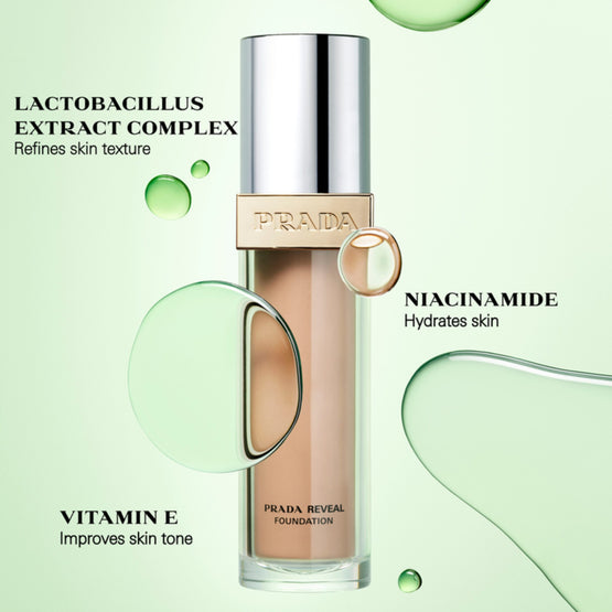 PRADA REVEAL SKIN OPTIMIZING FOUNDATION - LC10