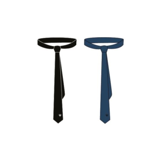 3HBM21TIEAY540 - Kid Boy's Necktie - 540 Marine