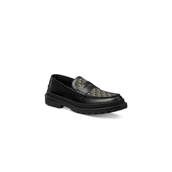 3LO103ZCDH961 - Dior Explorer Loafer - 961 Black/Beige