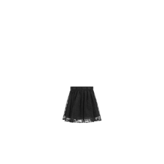 3SBM11SKTVY900 - Kids' Flared Skirt - 900 Noir