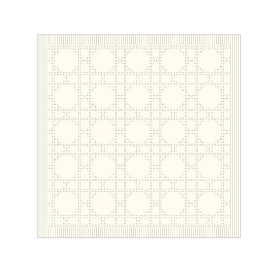3SBP34BLAAY23I - New Born Girl's Knit Blanket - 23I Ivoire/Or