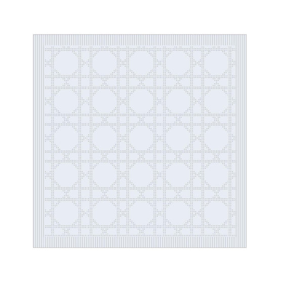 3SBP44BLAAY504 - New Born Boy's Knit Blanket - 504 Ciel Doux