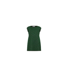 3WBM14DRSJY35G - Kid Girl's Knit Dress - 35G Noir/Vert