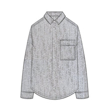 3WBM22SRTAY75J - Kid Boy's Denim Shirt - 75J Dior Oblique Gris