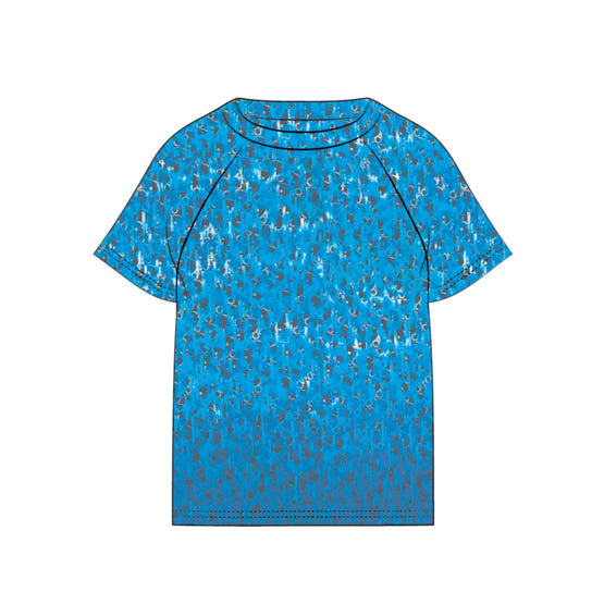 3WBM23TEEEY42D - Kid Boy's Jersey T-Shirt - 42D Bleu/Bleu