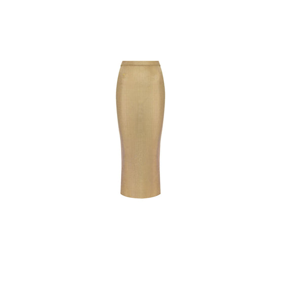 424J09AM914X1998 - Women's Knitwear Skirt - 1998 Or