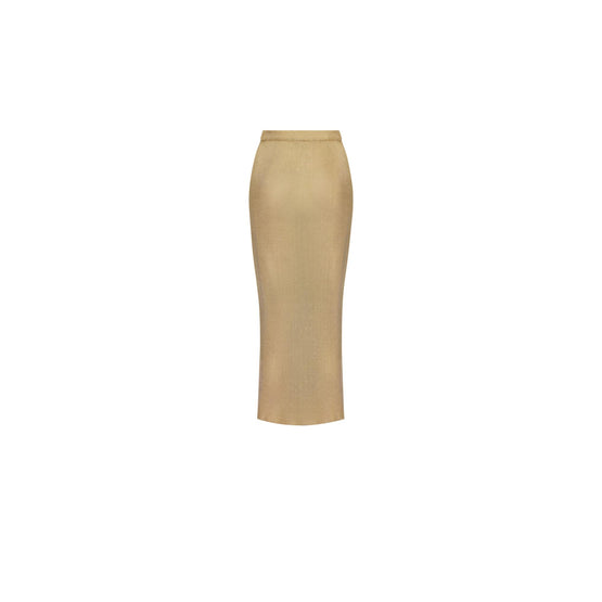 424J09AM914X1998 - Women's Knitwear Skirt - 1998 Or