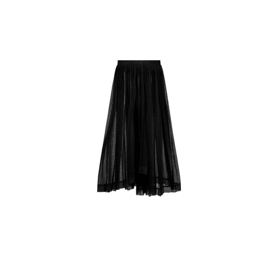 424J19AM633X9000 - Women's Knitwear Skirt - 9000 Noir