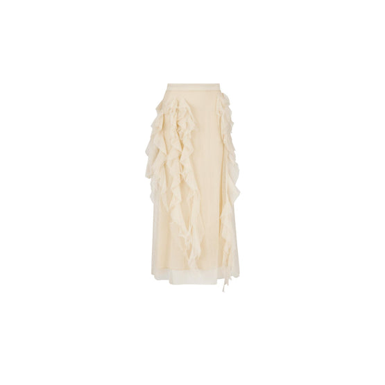 424J21AM630X0400 - Women's Knitwear Skirt - 0400 Ecru