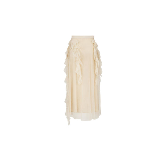 424J21AM630X0400 - Women's Knitwear Skirt - 0400 Ecru
