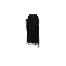 424J21AM630X9000 - Women's Knitwear Skirt - 9000 Noir