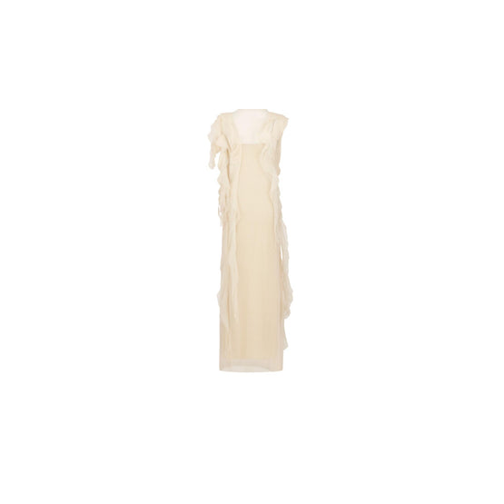 424R08AM630X0400 - Women's Knitwear Dress - 0400 Ecru