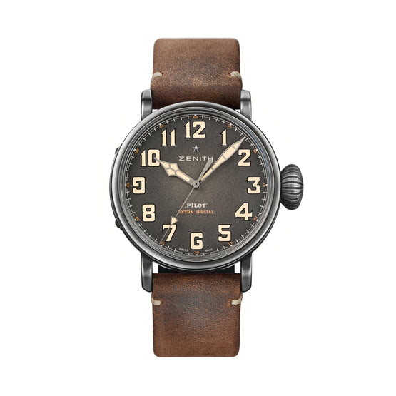 Pilot Type 20 Aged Steel - 45mm