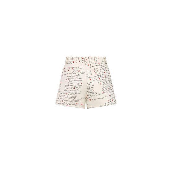 442P30A3308X0893 - Women's Denim Shorts - 0893 Fantaisie Blanc