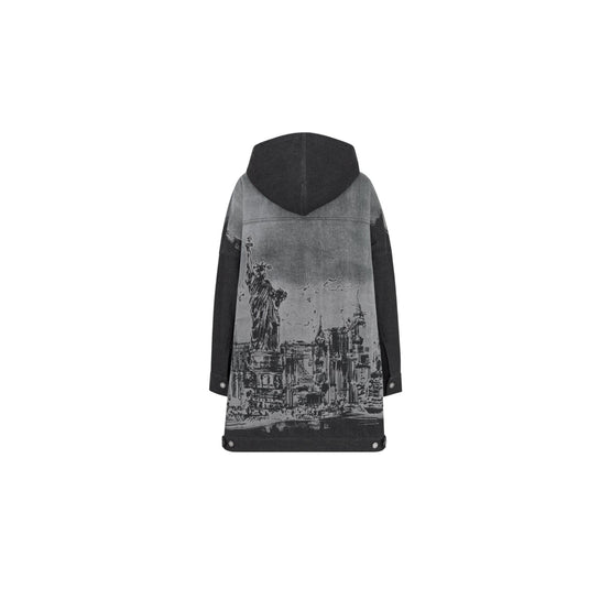 442V24A3633X9410 - Women's Denim Jacket - 9410 Fantaisie Noir
