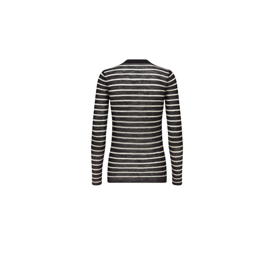 444G08AM228X9330 - Women's Knitwear Cardigan - 9330 Fantaisie Noir