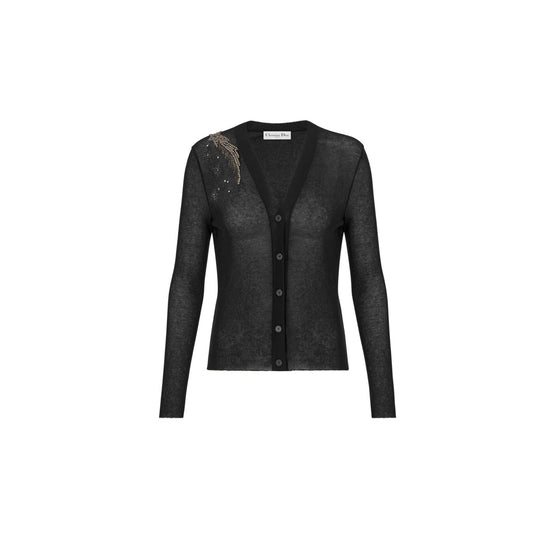 444G21CM793X9000 - Women's Knitwear Cardigan - 9000 Noir