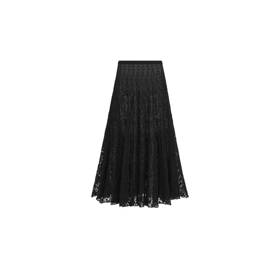 444J15AM443X9000 - Women's Knitwear Skirt - 9000 Noir