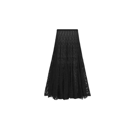 444J15AM443X9000 - Women's Knitwear Skirt - 9000 Noir