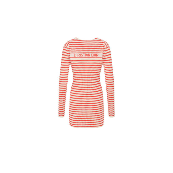 444R30AM779X2824 - Women's Knitwear Dress - 2824 Fantaisie Jaune/Orange