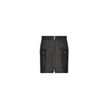 445J41AL026X9000 - Women's Leather Skirt - 9000 Noir