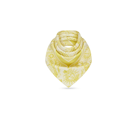 44SOL070I603C215 - Women's Scarf (70x70cm) - 215 Jaune