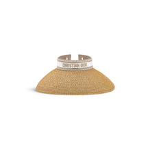 44VMT979A153C180 - Dioriviera D-Ocean Visor With Mitzah - 180 Fantaisie Fond Beige