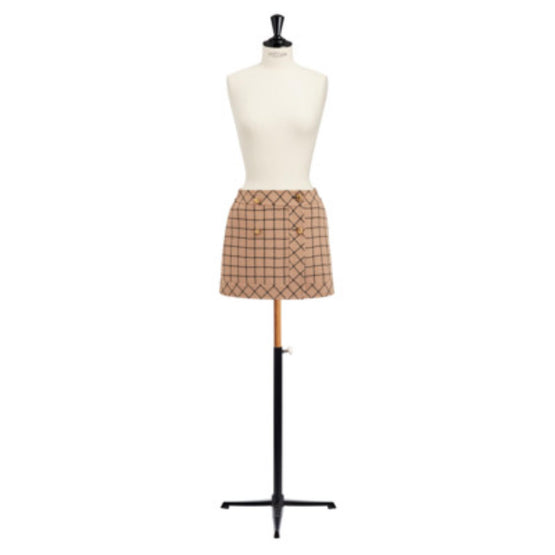 450J12A1589X7890 - Women's Skirt - 7890 Fantaisie Marron