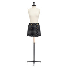 450J12A1589X9330 - Women's Skirt - 9330 Fantaisie Noir
