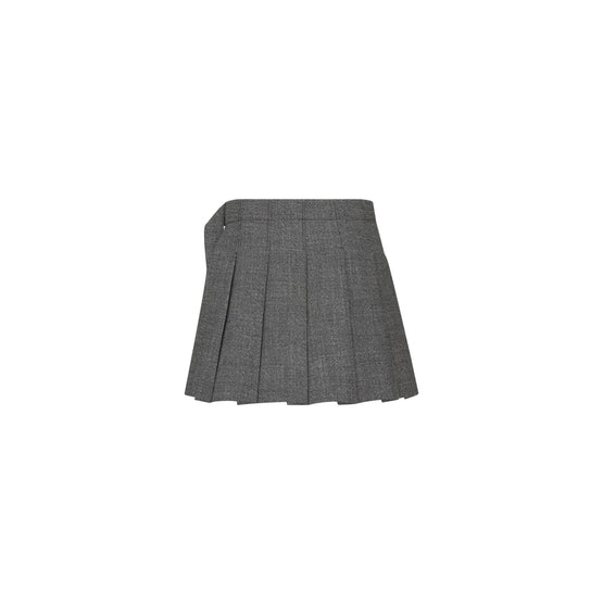 451P71A1186X9330 - Wrap Miniskirt With Integrated Shorts - 9330 Fantaisie Noir