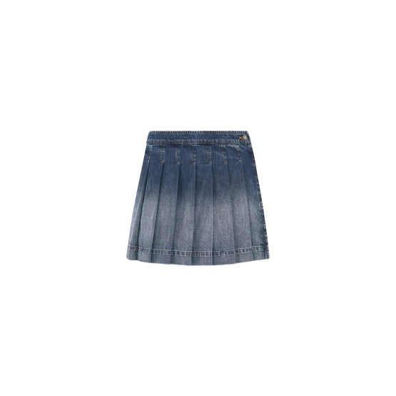 452J51A3430X5419 - Wrap Miniskirt With Integrated Shorts - 5419 Bleu